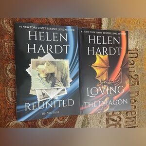 Lot of 2 HELEN HARDT HH Vintage Novellas  Loving the Dragon & Reunited